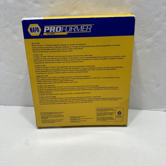 NAPA PROFORMER FILTERS CABIN AIR FILTER 224590 - Picture 4 of 7
